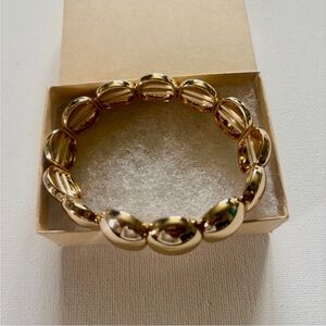 Anne Klein Gold Bracelet Interlocking Jewelry